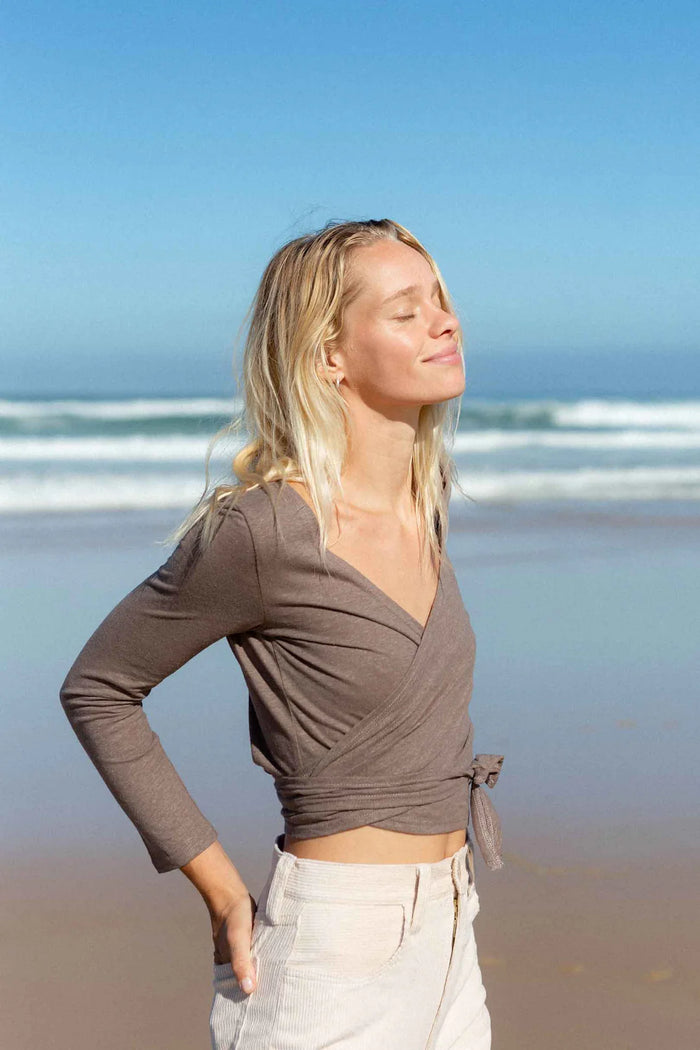 SHAIA Wrap Top