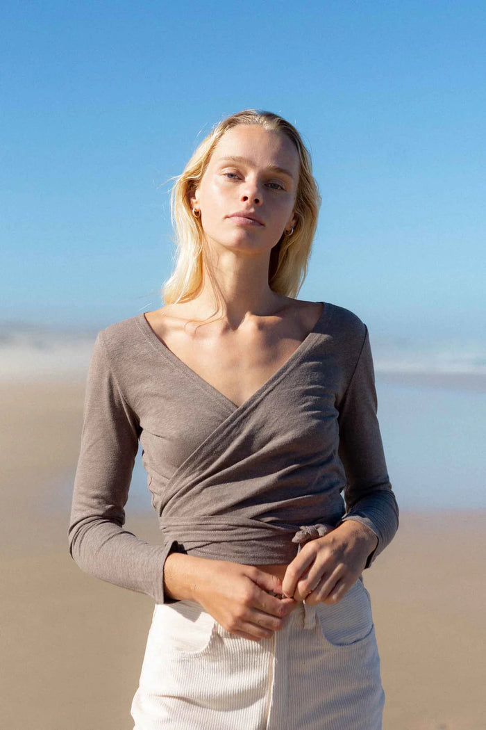 SHAIA Wrap Top