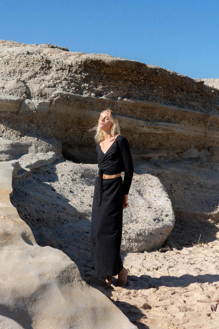 SHAIA Wrap Top
