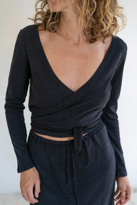SHAIA Wrap Top