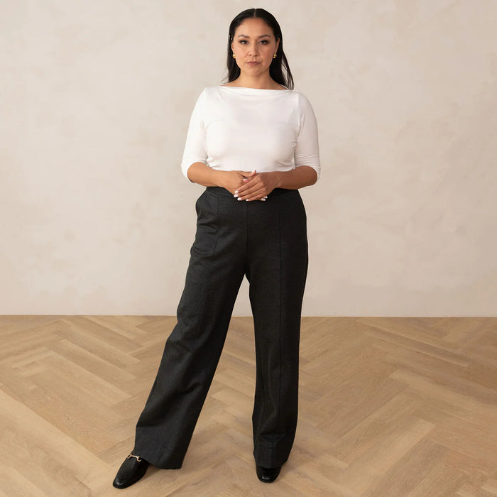 EFFORTLESS Boat Neck Top
