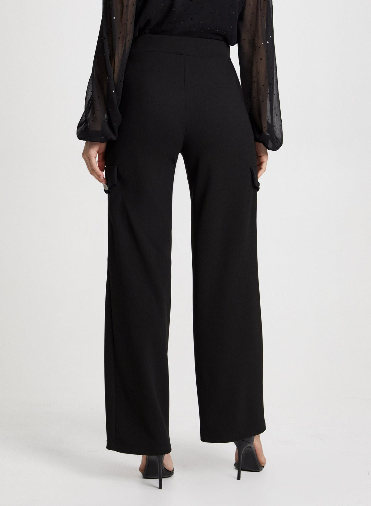 Straight Leg Pull-On Cargo Pants