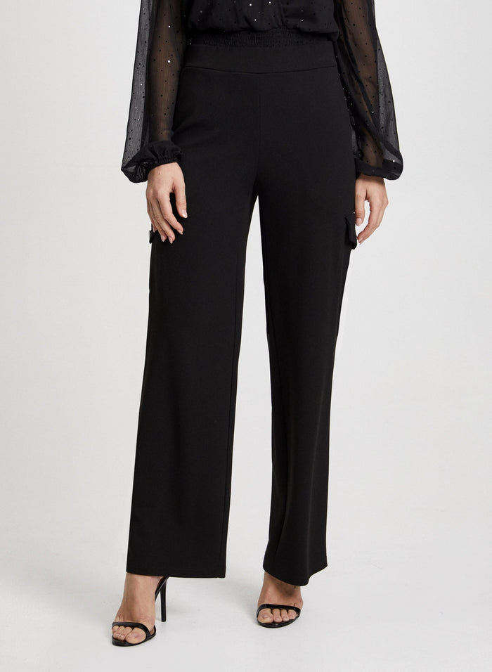 Straight Leg Pull-On Cargo Pants